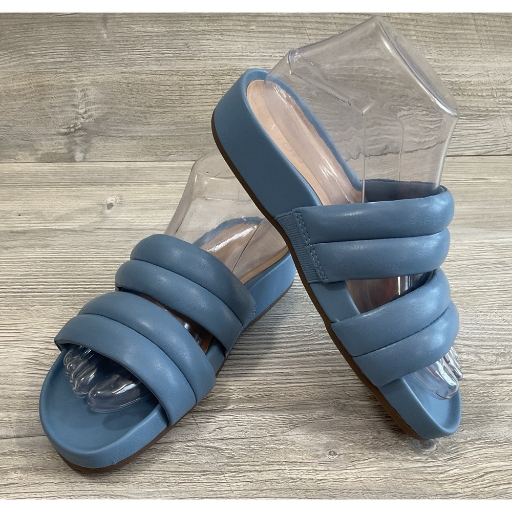 VIONIC Women's Safari Mayla Comfort Slides Sandals Blue Size 6 NEW